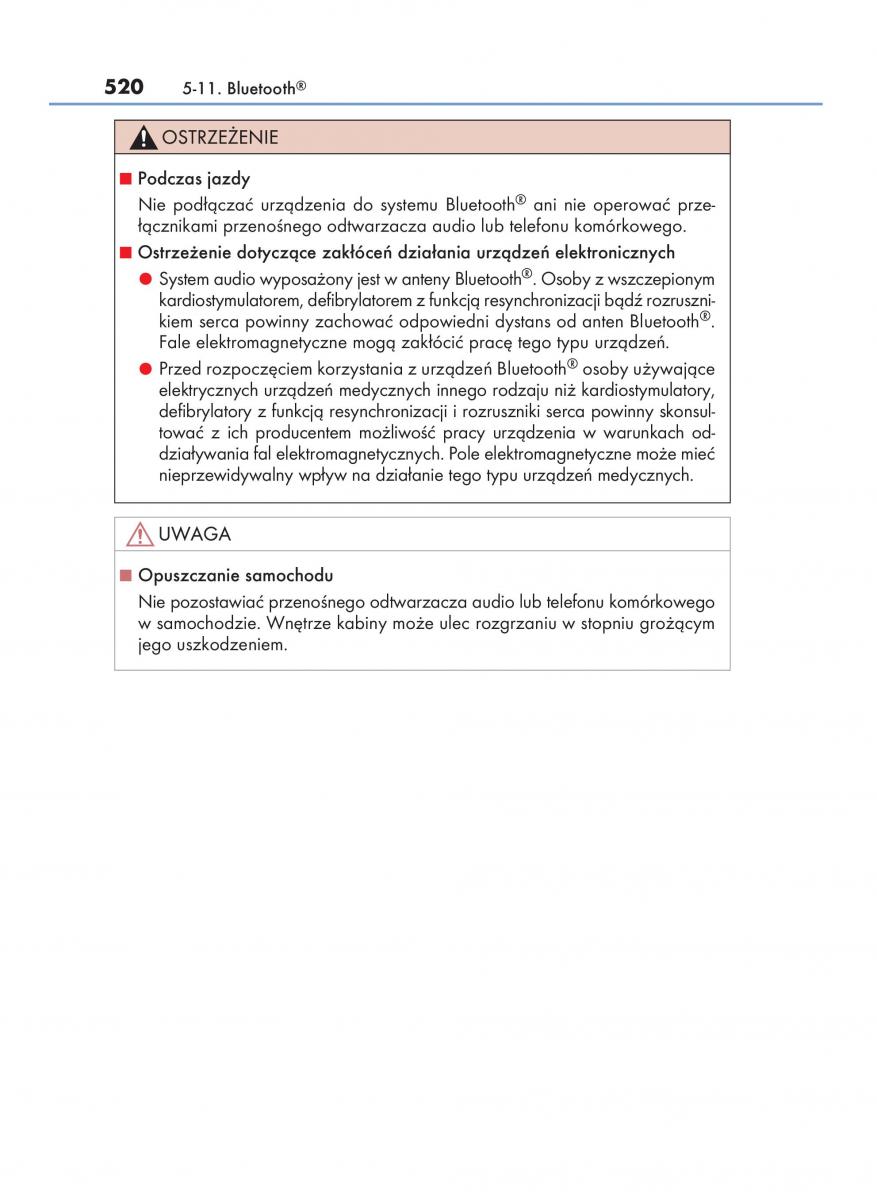 Lexus RX 450h IV 4 instrukcja obslugi / page 520