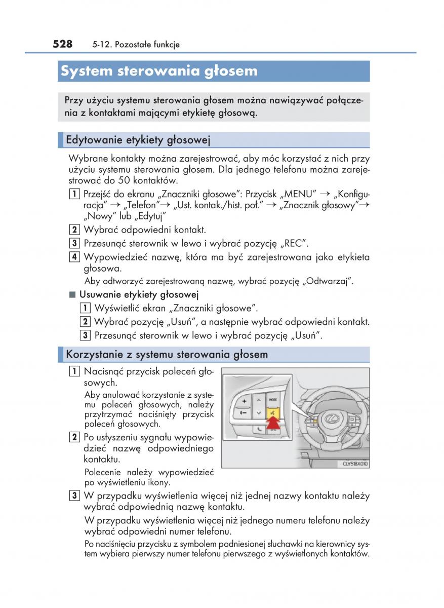 Lexus RX 450h IV 4 instrukcja obslugi / page 528