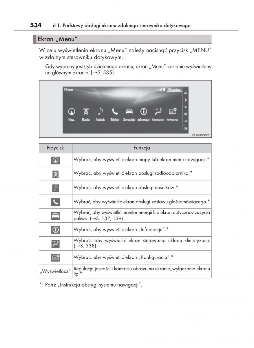 Lexus RX 450h IV 4 instrukcja obslugi / page 534