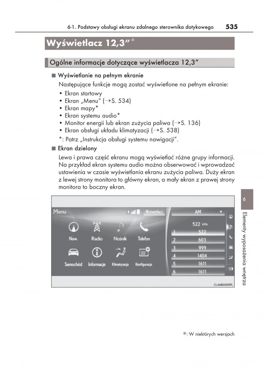 Lexus RX 450h IV 4 instrukcja obslugi / page 535