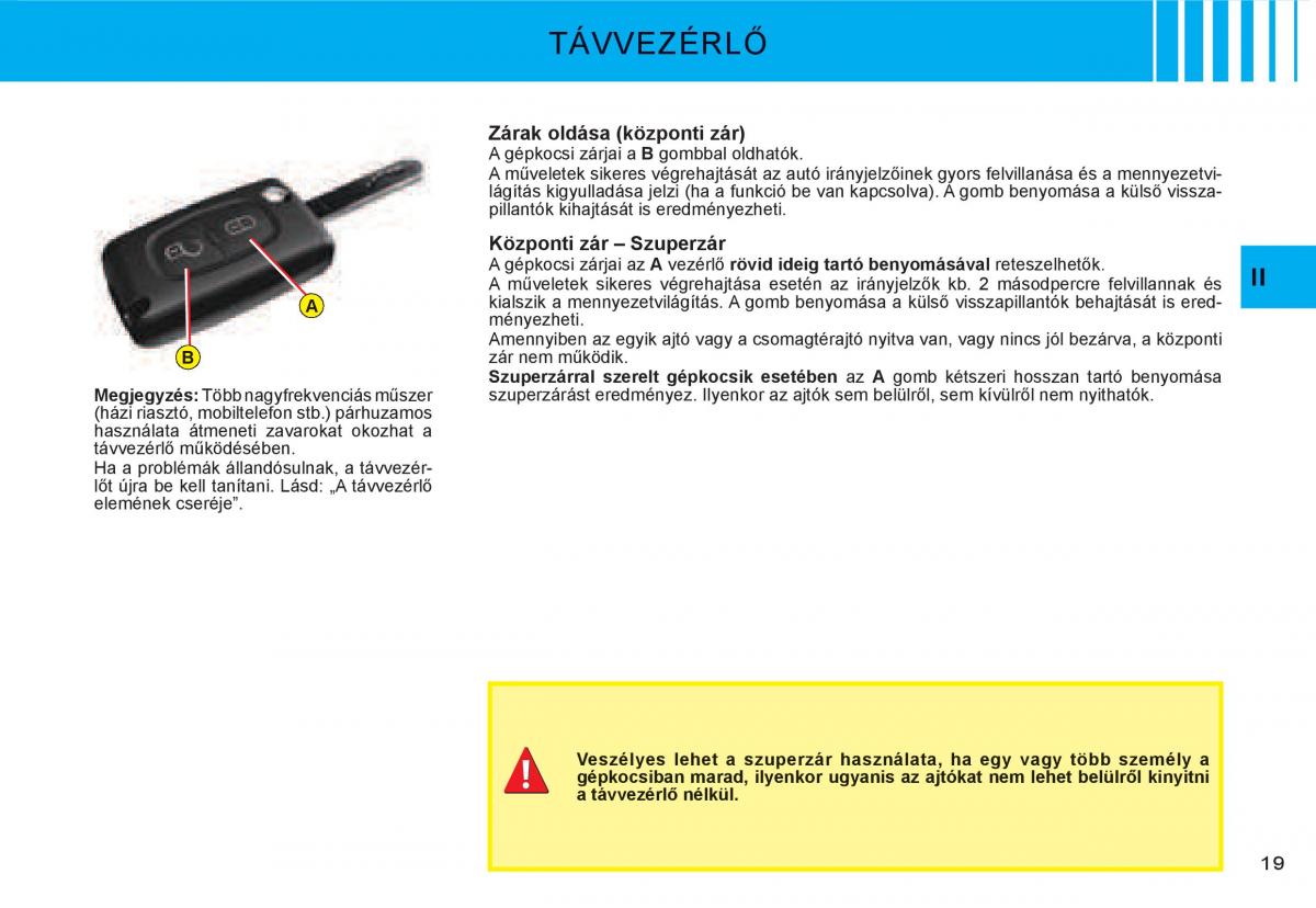 Citroen C3 I 1 Kezelesi utmutato / page 1