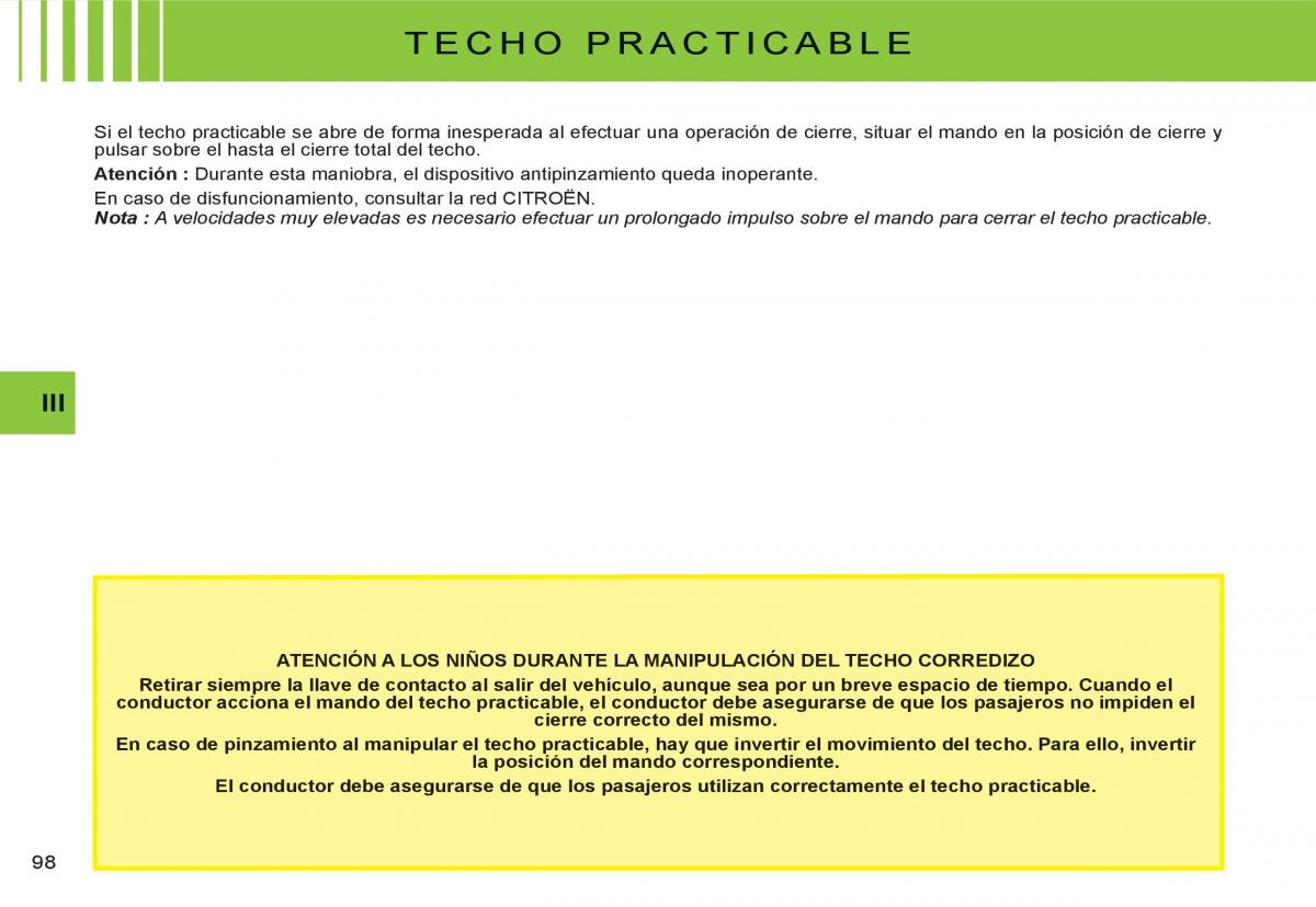 Citroen C3 I 1 manual del propietario / page 83
