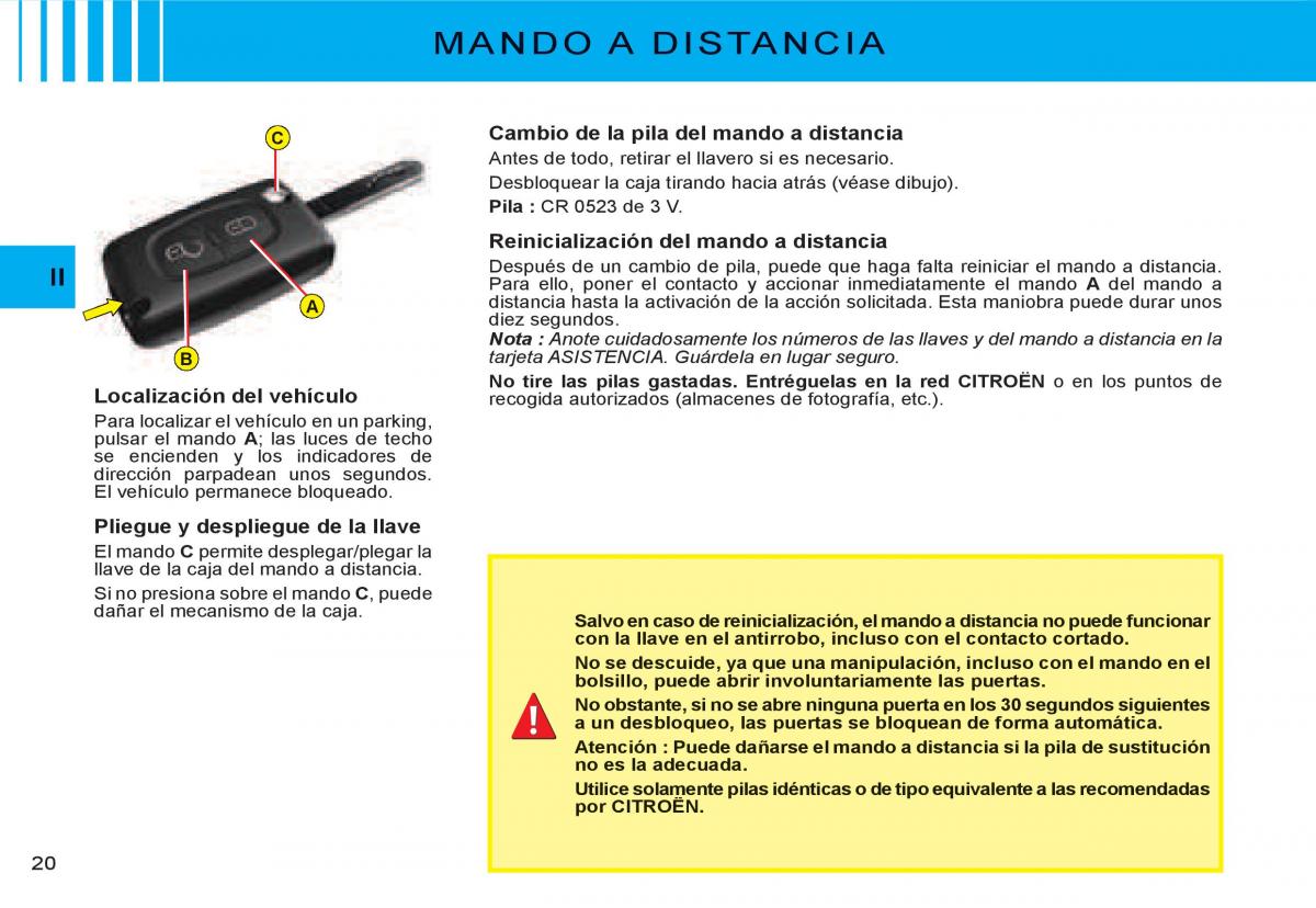 Citroen C3 I 1 manual del propietario / page 2