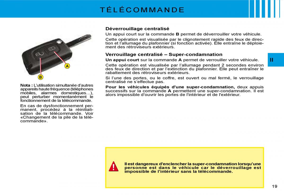 Citroen C3 I 1 manuel du proprietaire / page 1