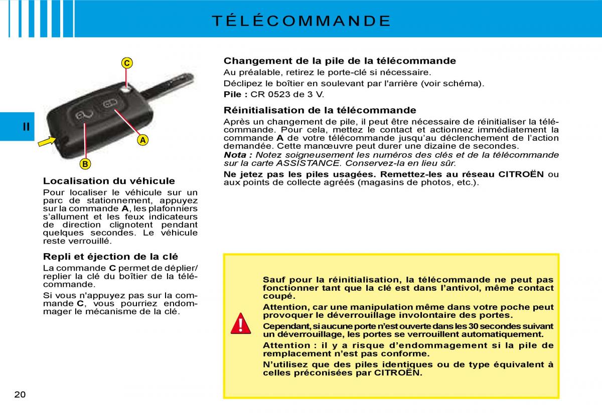 Citroen C3 I 1 manuel du proprietaire / page 2