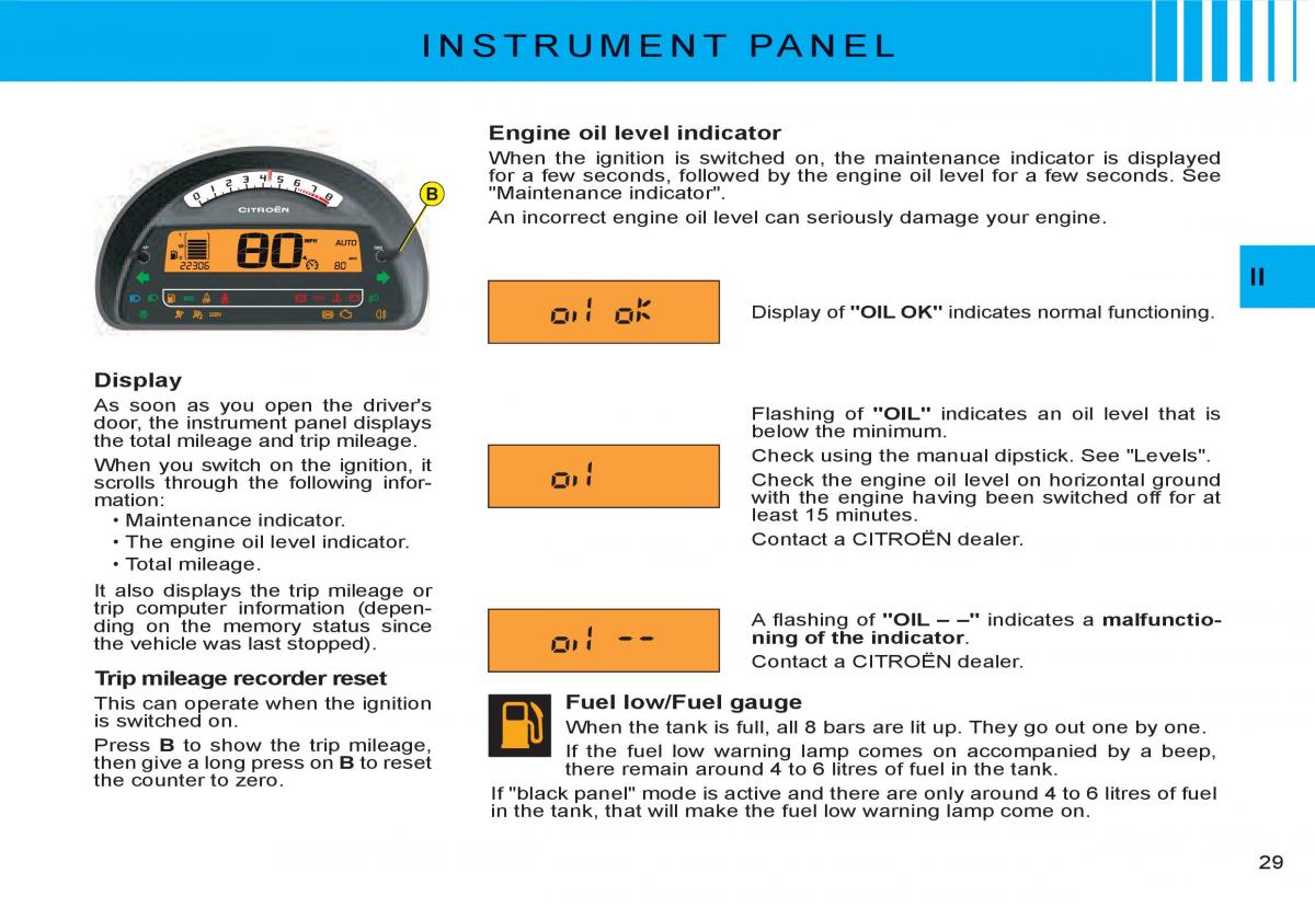 Citroen C3 I 1 owners manual / page 11