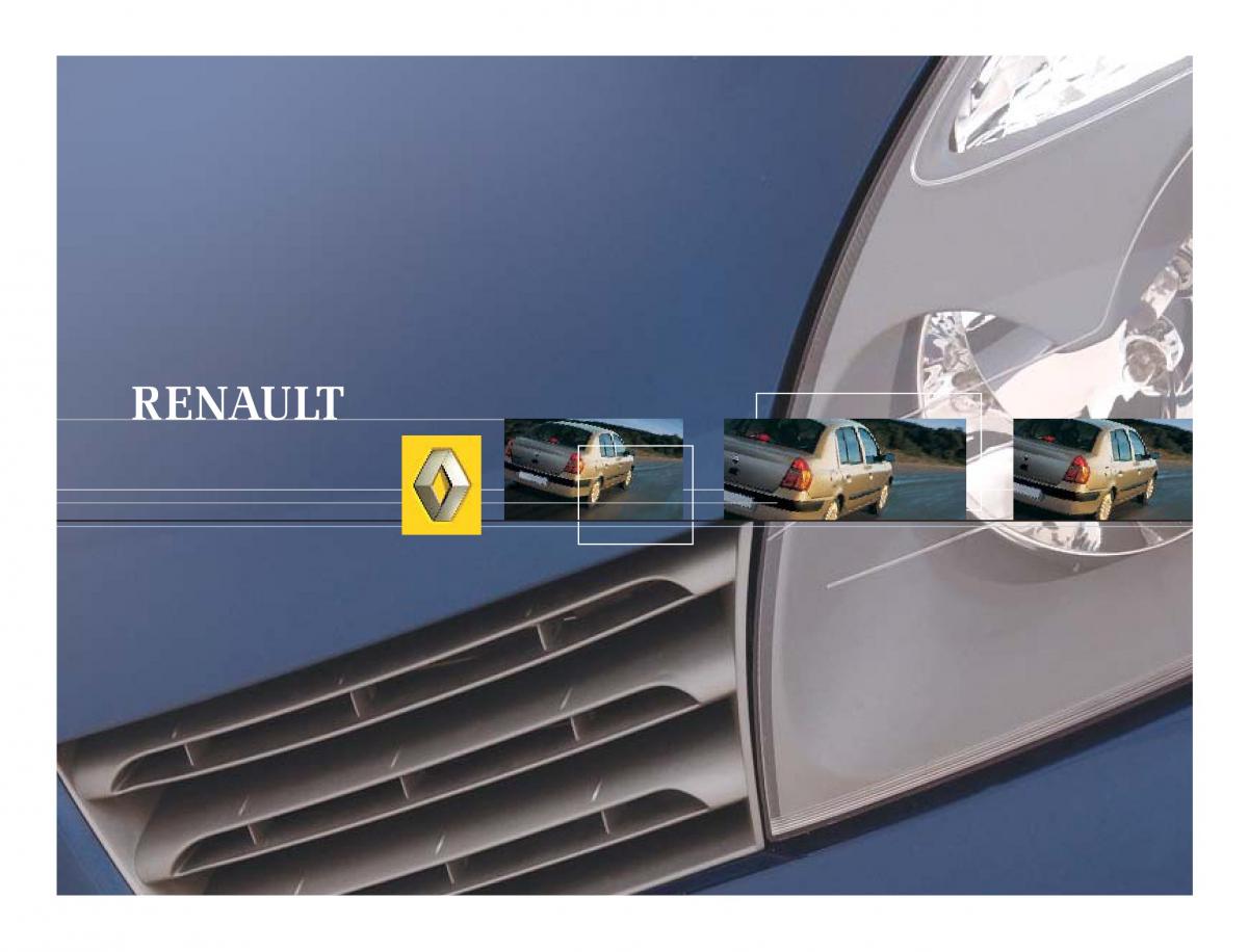 Renault Clio II 2 sedan owners manual / page 1