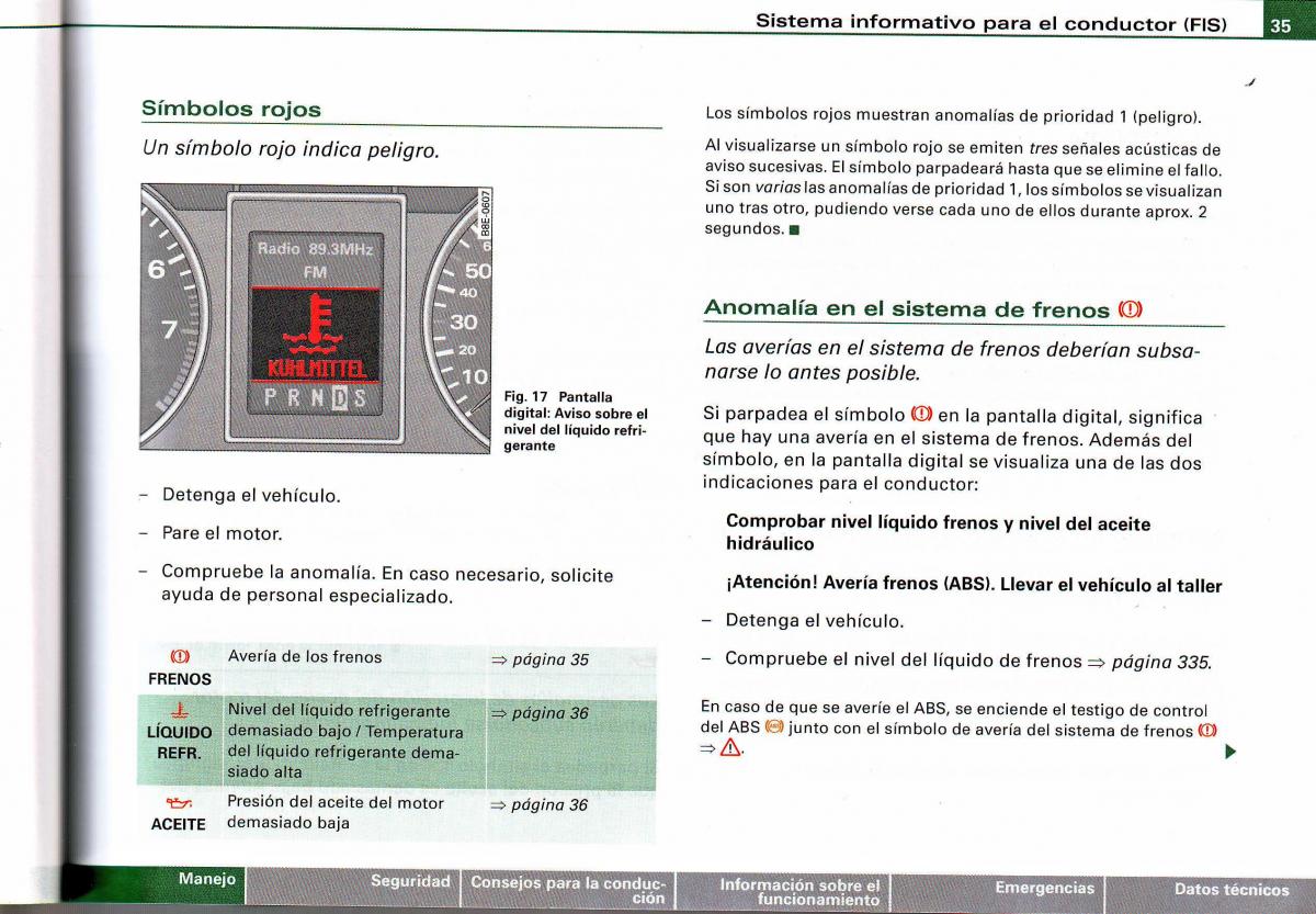 Audi A4 B6 8E manual del propietario / page 31