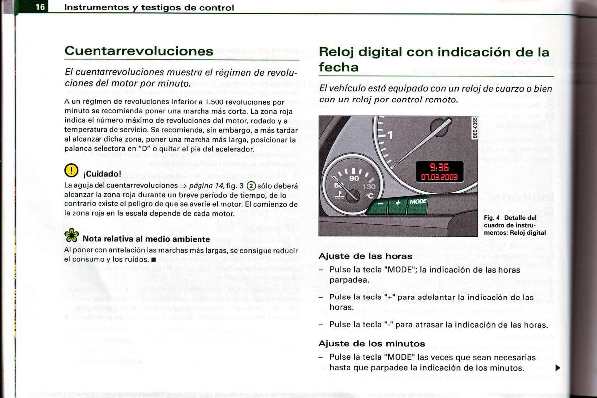 Audi A4 B6 8E manual del propietario / page 12