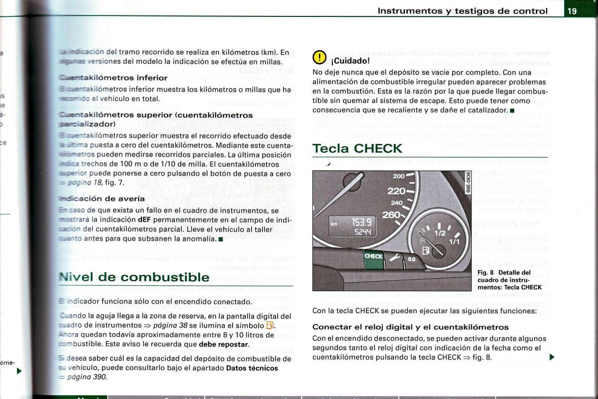 Audi A4 B6 8E manual del propietario / page 15