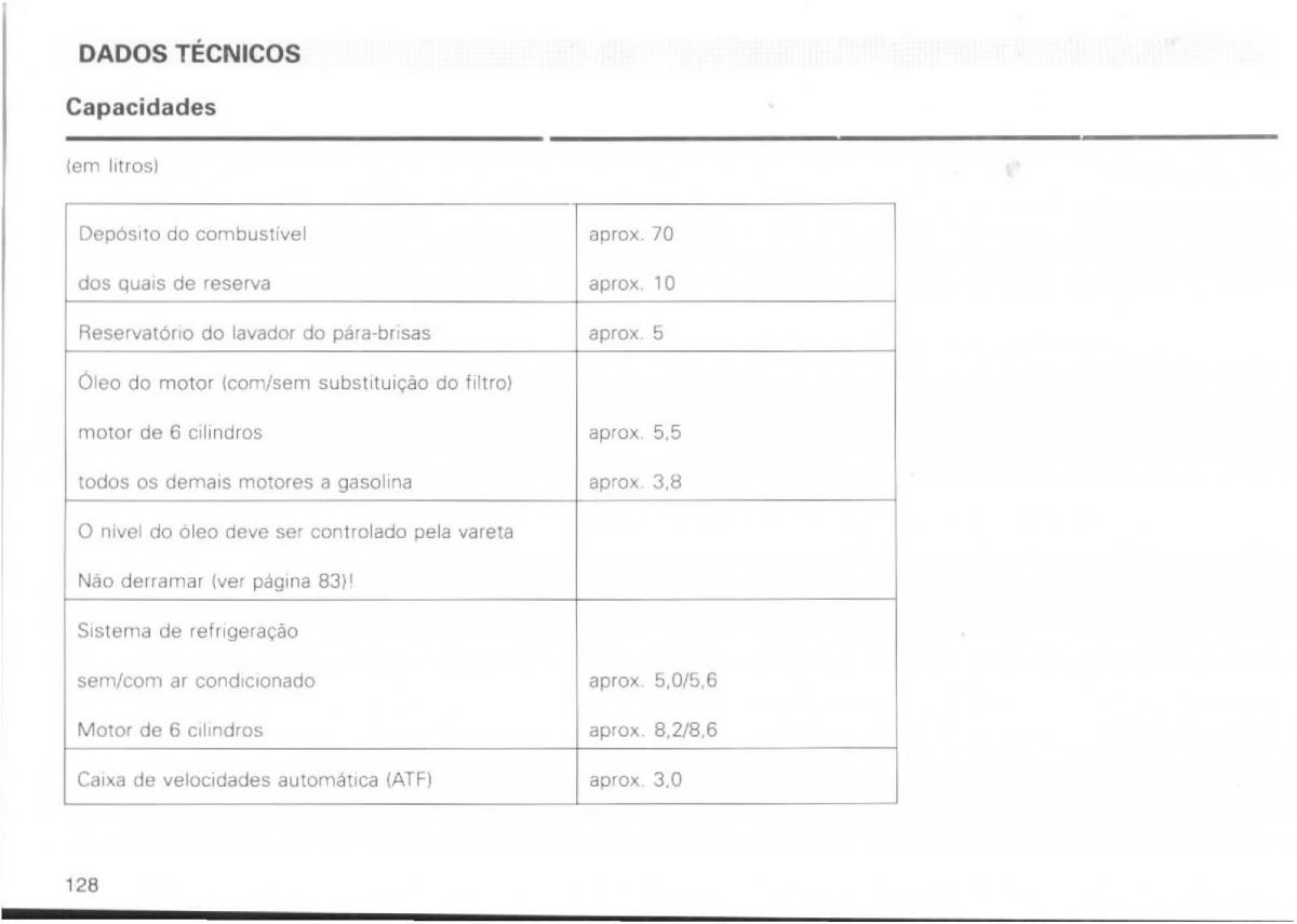 VW Passat B4 manual do usuario / page 130