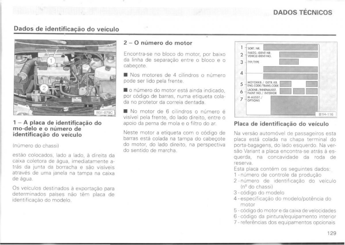 VW Passat B4 manual do usuario / page 131
