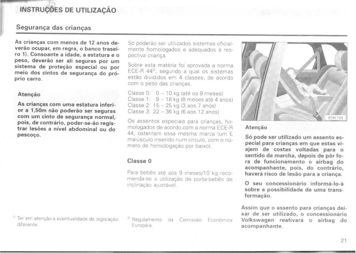VW Passat B4 manual do usuario / page 23