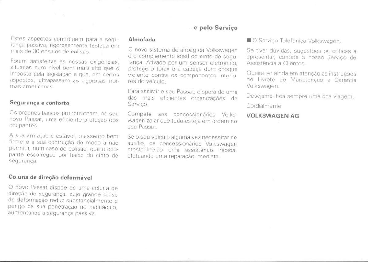 VW Passat B4 manual do usuario / page 3