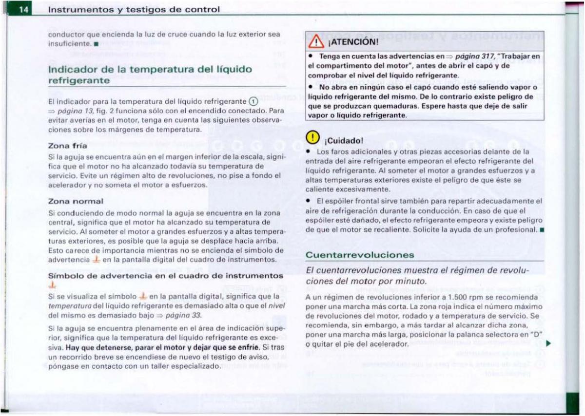 Audi A6 C6 manual del propietario / page 16