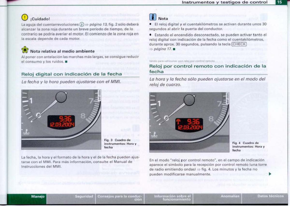 Audi A6 C6 manual del propietario / page 17