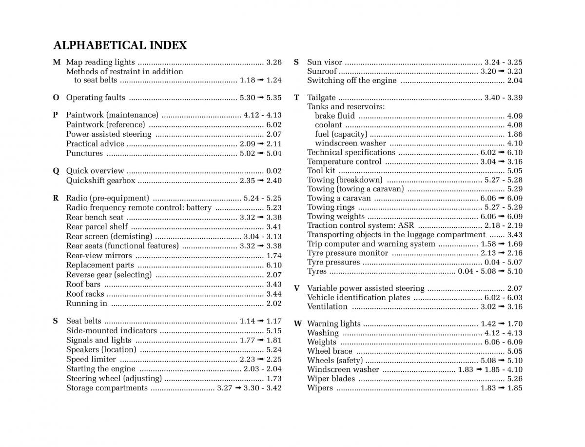 Renault Modus owners manual / page 244