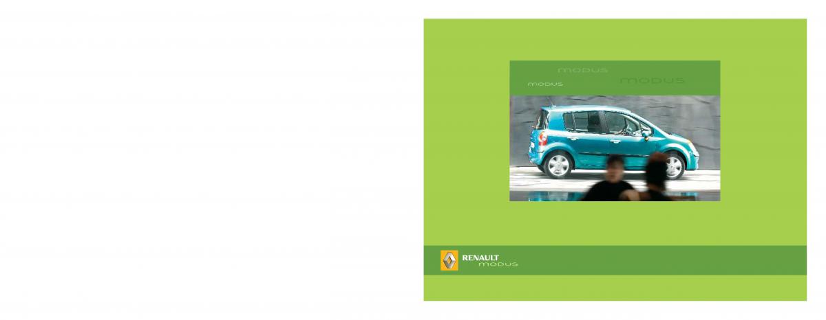 Renault Modus owners manual / page 1