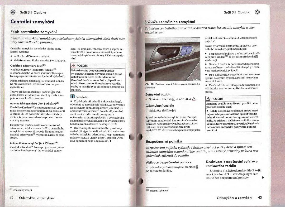 VW Passat B6 navod k obsludze / page 19