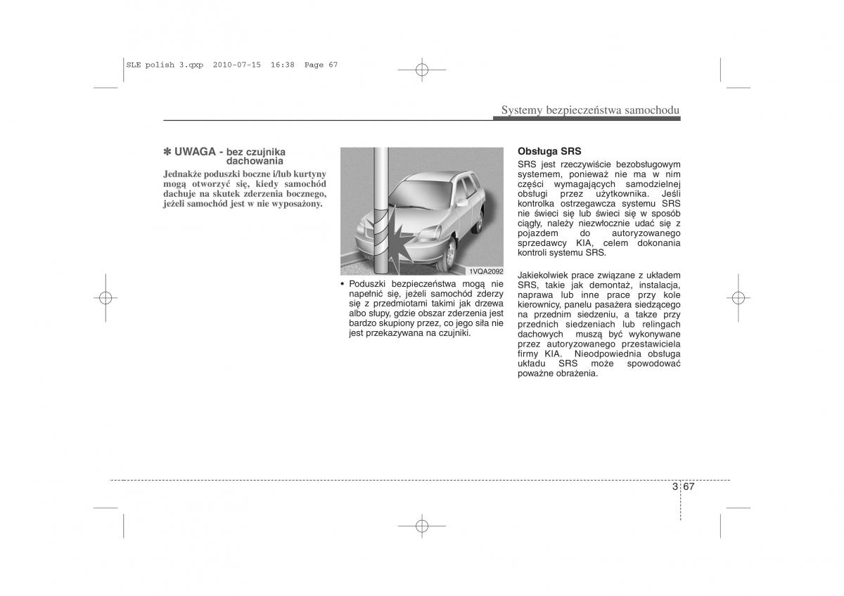 Kia Sportage III instrukcja obslugi / page 82