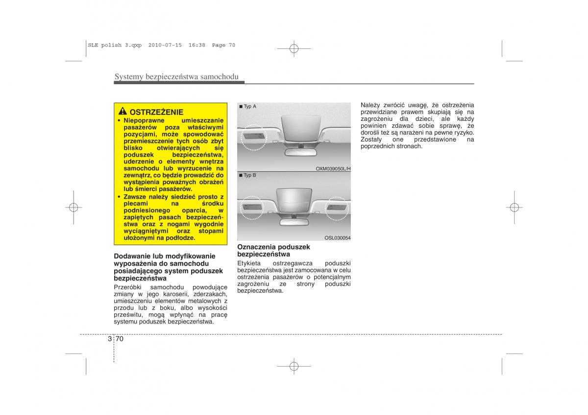 Kia Sportage III instrukcja obslugi / page 85