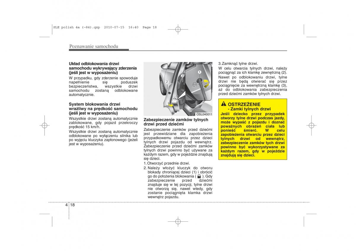Kia Sportage III instrukcja obslugi / page 103