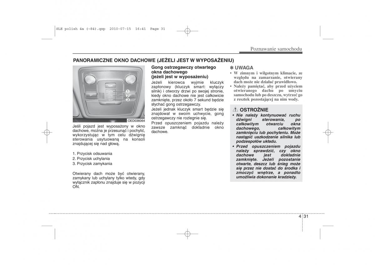 Kia Sportage III instrukcja obslugi / page 116