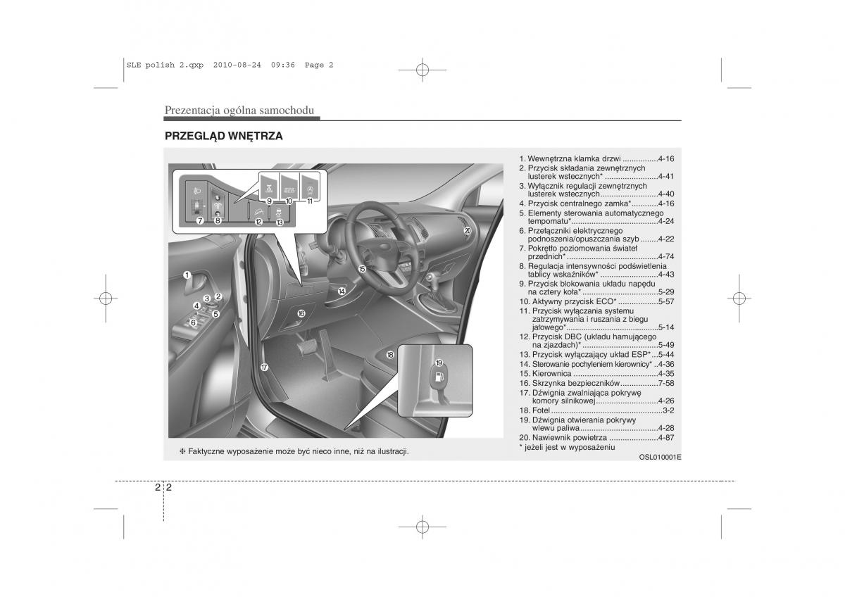 manual  Kia Sportage III instrukcja / page 13