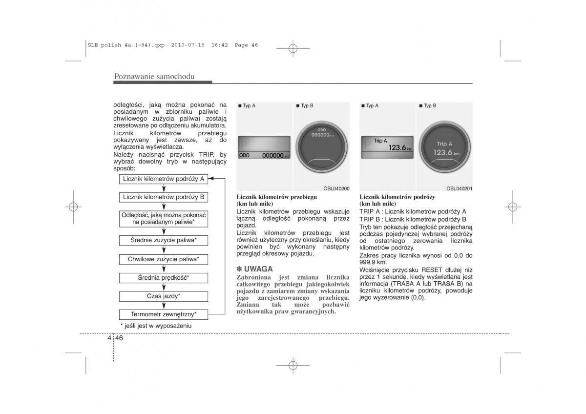 Kia Sportage III instrukcja obslugi / page 131