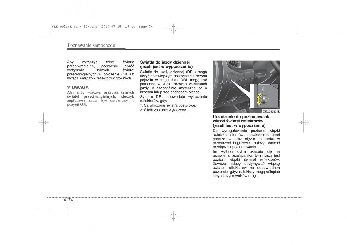 Kia Sportage III instrukcja obslugi / page 159