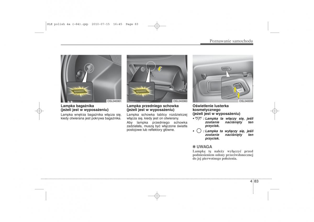 Kia Sportage III instrukcja obslugi / page 168