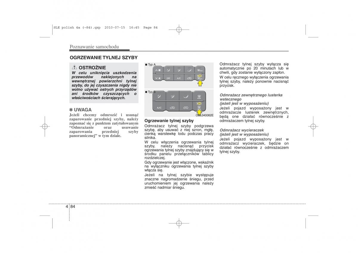 Kia Sportage III instrukcja obslugi / page 169