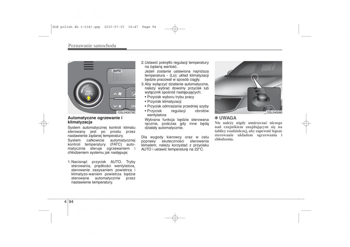 Kia Sportage III instrukcja obslugi / page 179
