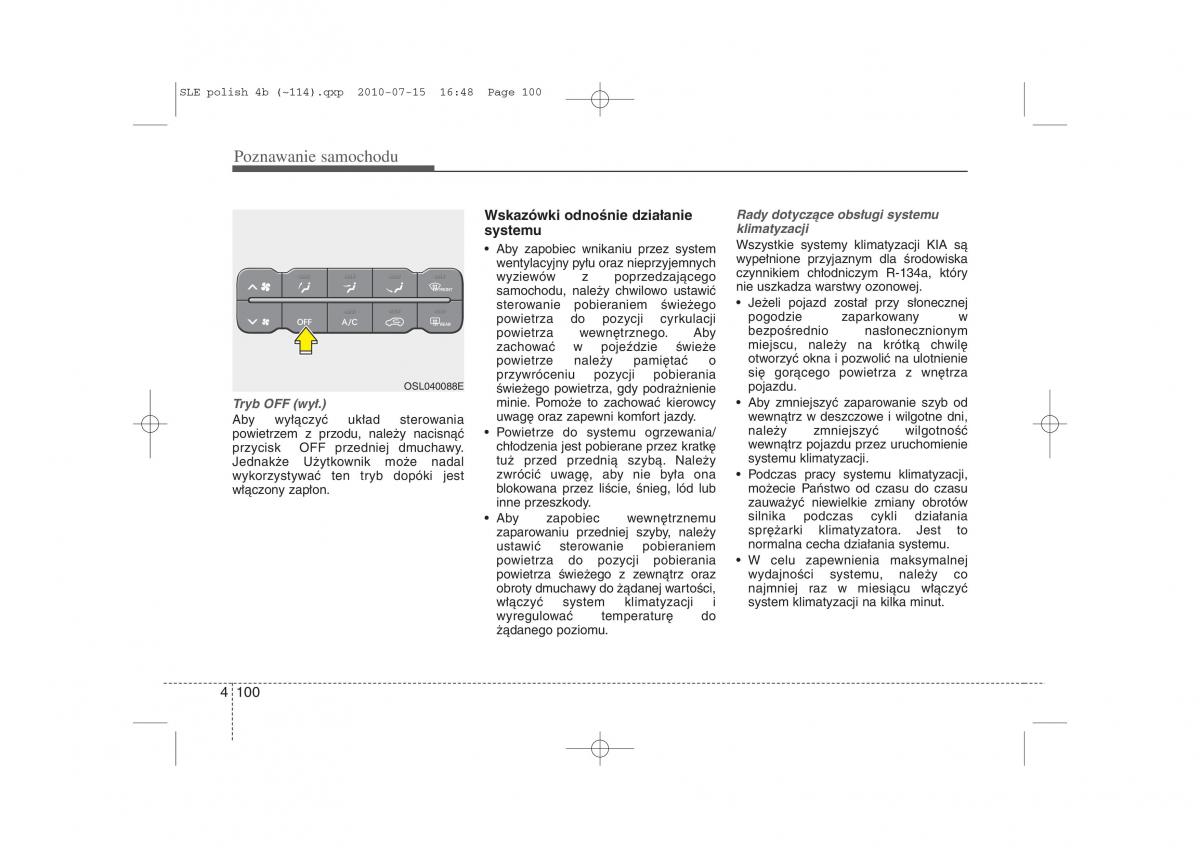 Kia Sportage III instrukcja obslugi / page 185