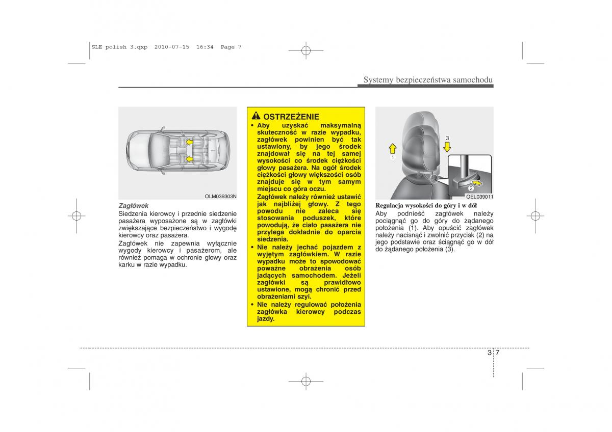 manual  Kia Sportage III instrukcja / page 22