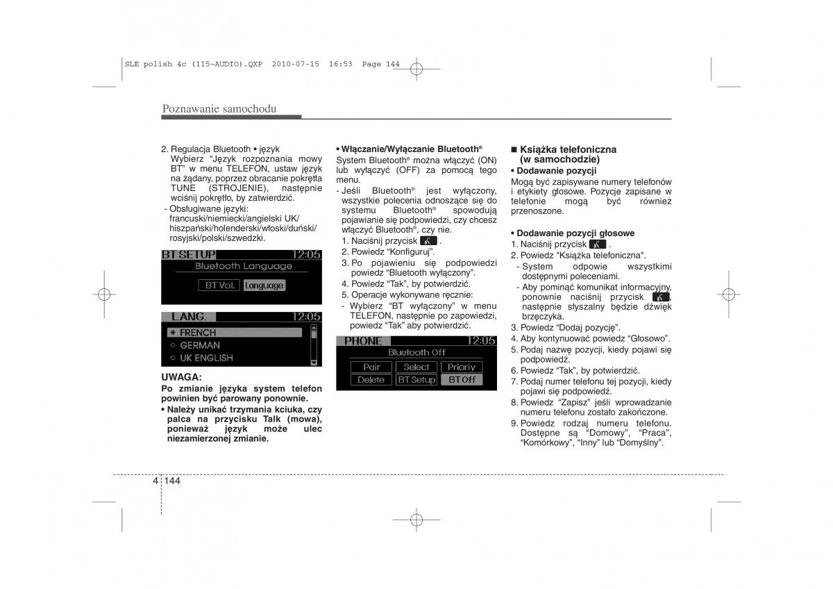 Kia Sportage III instrukcja obslugi / page 229