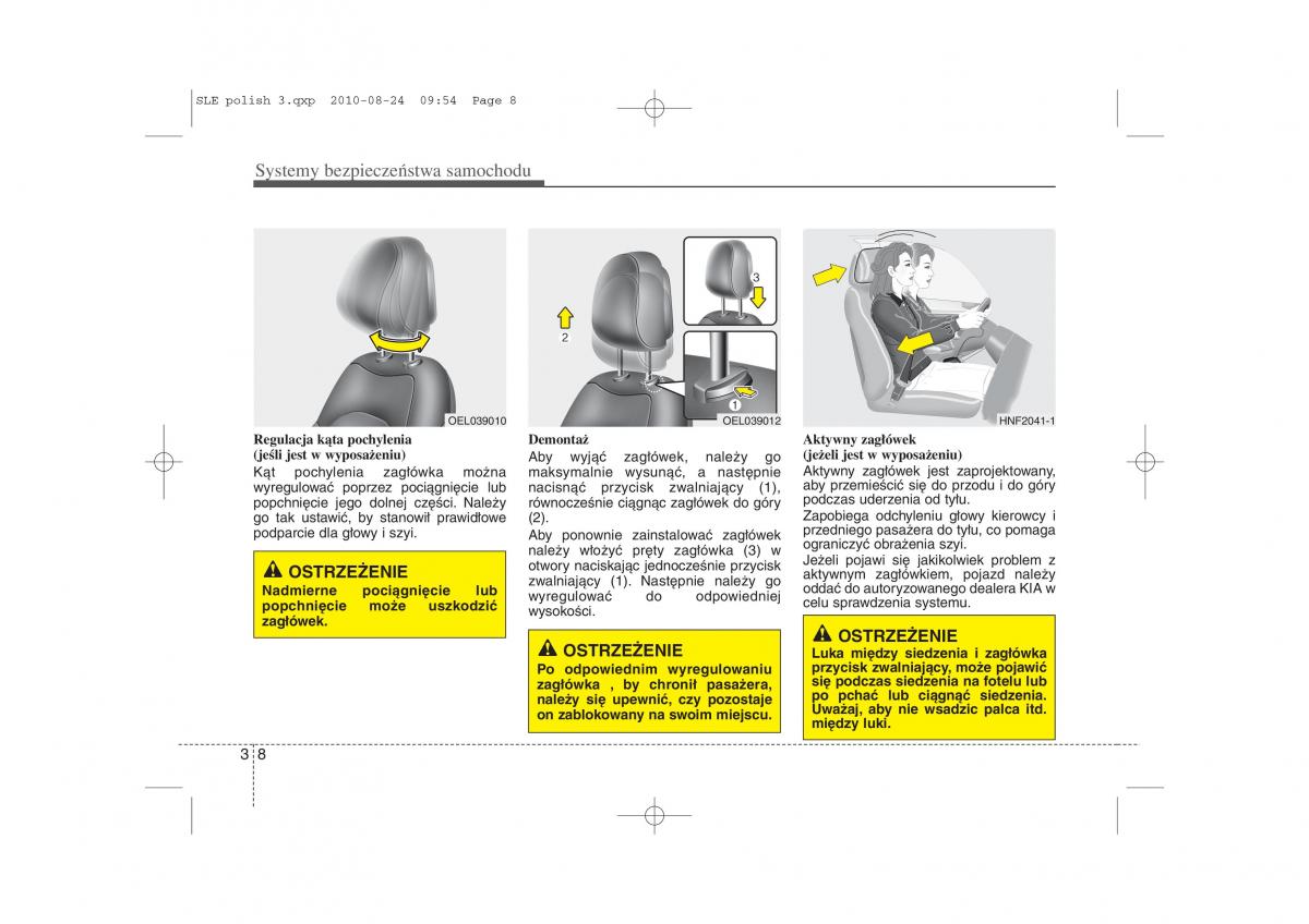 Kia Sportage III instrukcja obslugi / page 23