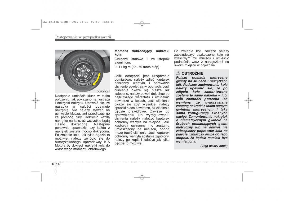 Kia Sportage III instrukcja obslugi / page 326