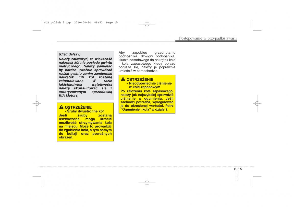 Kia Sportage III instrukcja obslugi / page 327