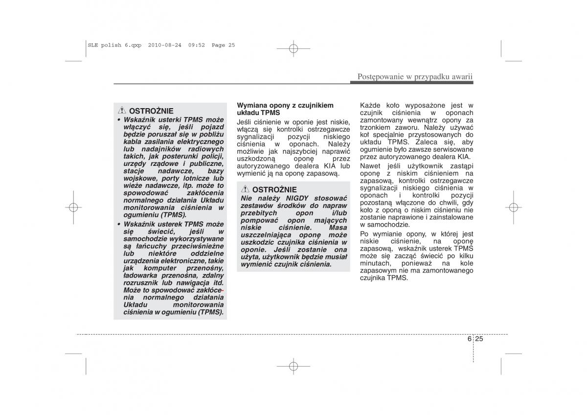manual  Kia Sportage III instrukcja / page 337
