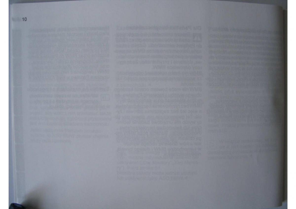 BMW E46 instrukcja obslugi / page 10