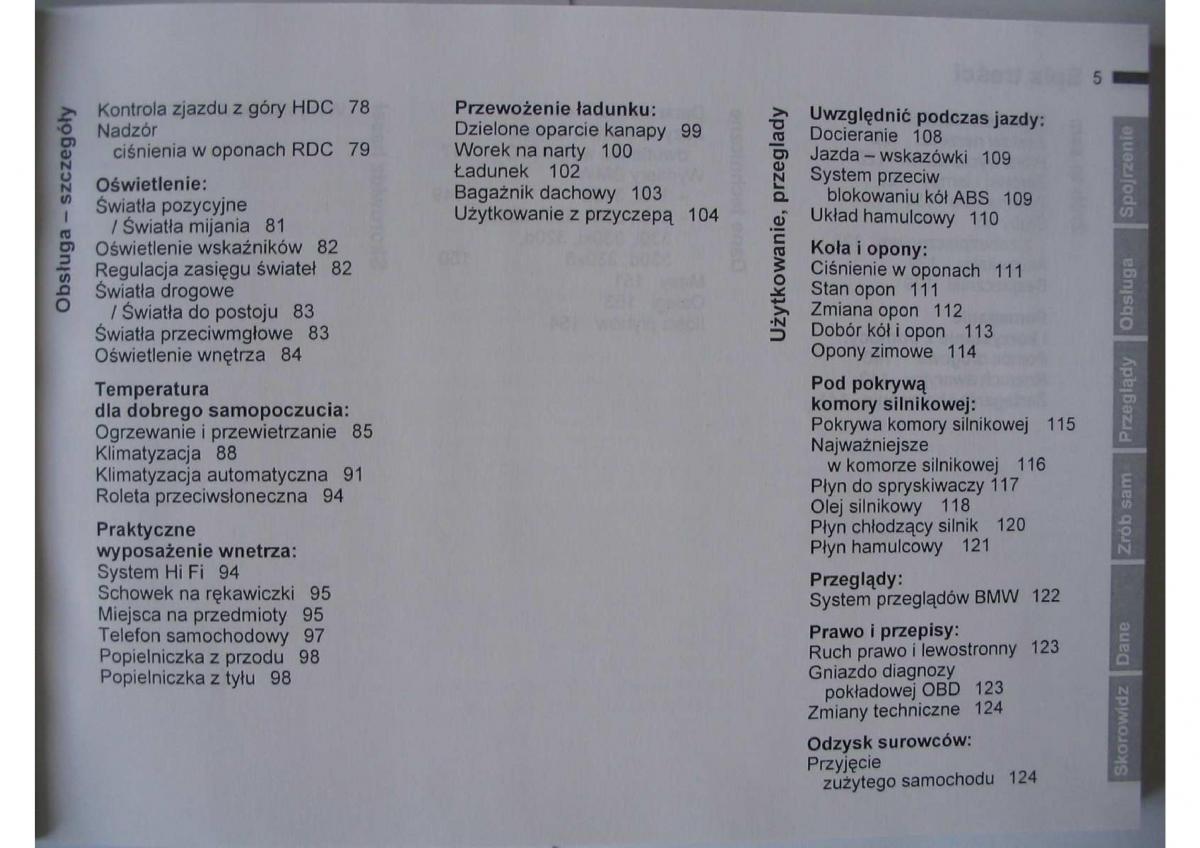 BMW E46 instrukcja obslugi / page 5