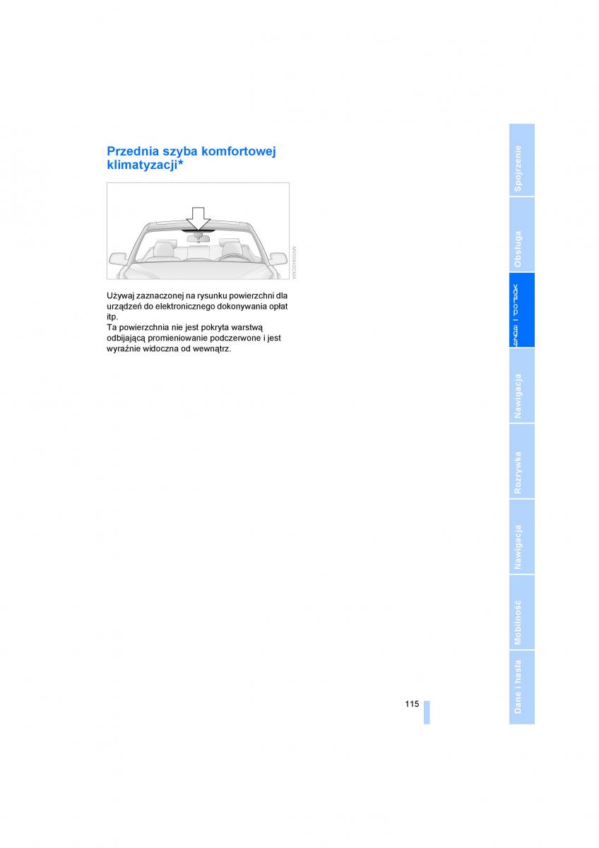 BMW 5 E60 instrukcja obslugi / page 117