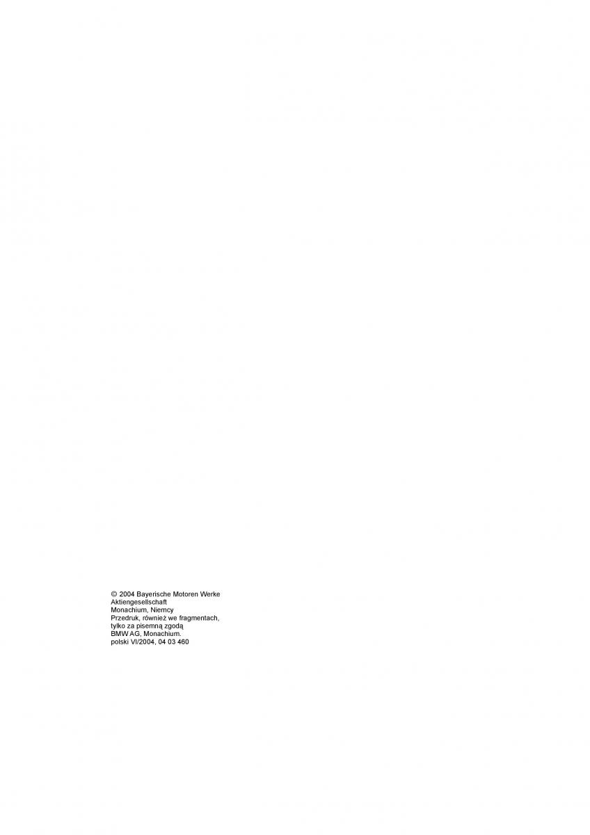 BMW 5 E60 instrukcja obslugi / page 4