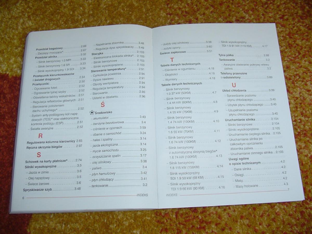 manual  Seat Ibiza II 2 FL instrukcja / page 139