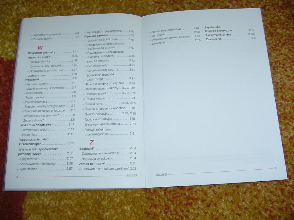 manual  Seat Ibiza II 2 FL instrukcja / page 140