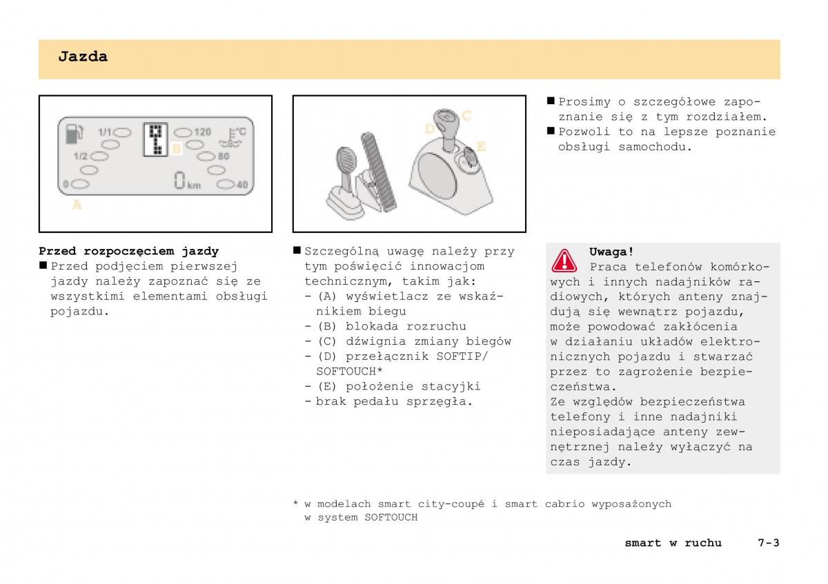 Smart Fortwo I 1 City instrukcja obslugi / page 136