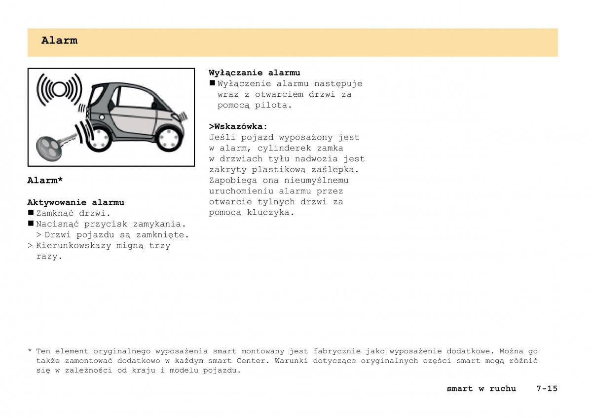 Smart Fortwo I 1 City instrukcja obslugi / page 148