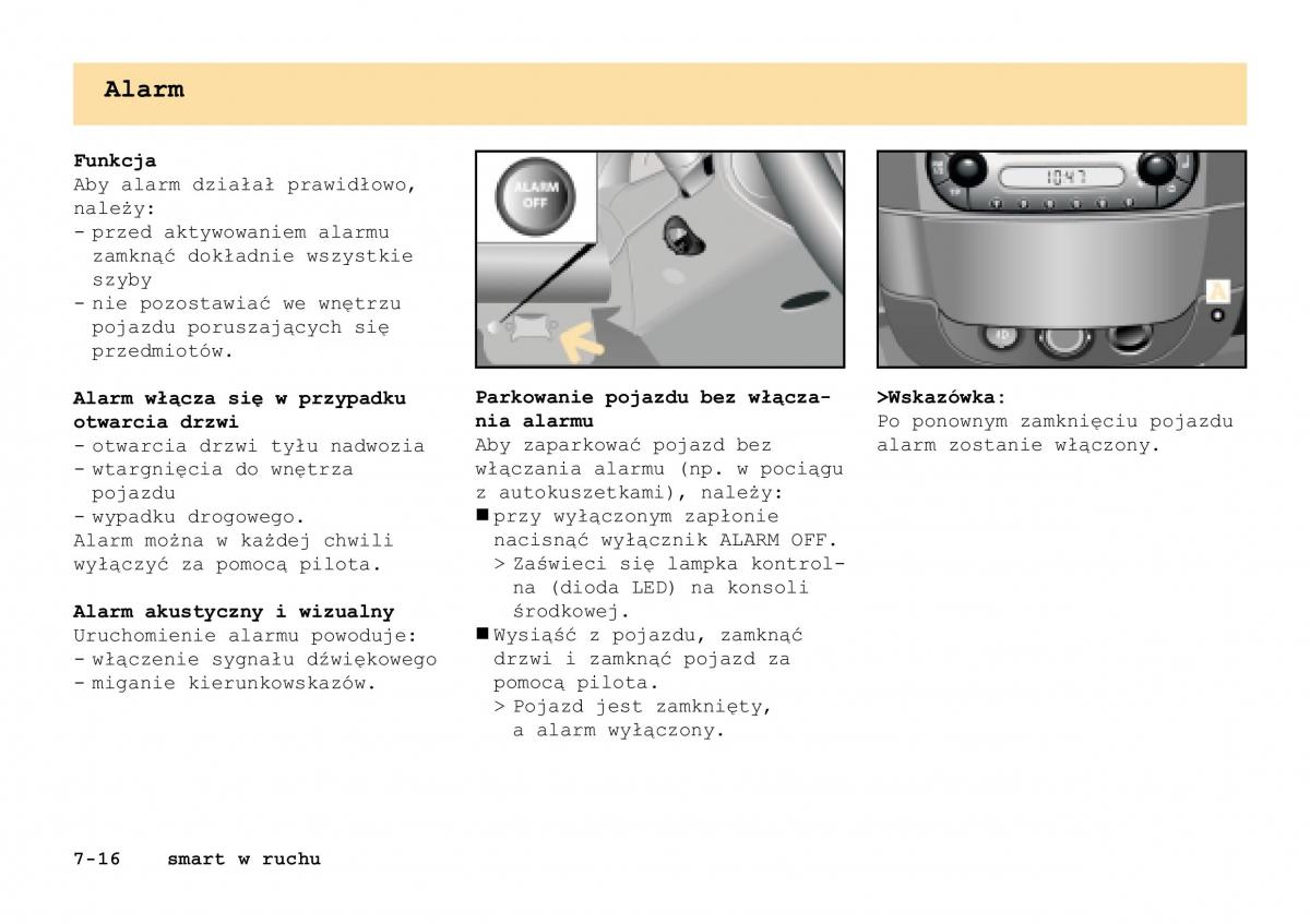 Smart Fortwo I 1 City instrukcja obslugi / page 149