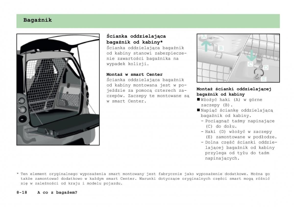 Smart Fortwo I 1 City instrukcja obslugi / page 189